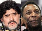 De casa, Maradona diz que Pelé precisa 'tomar o remédio certo'