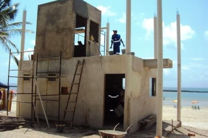 Novo posto do Francês: construção segue em ritmo acelerado