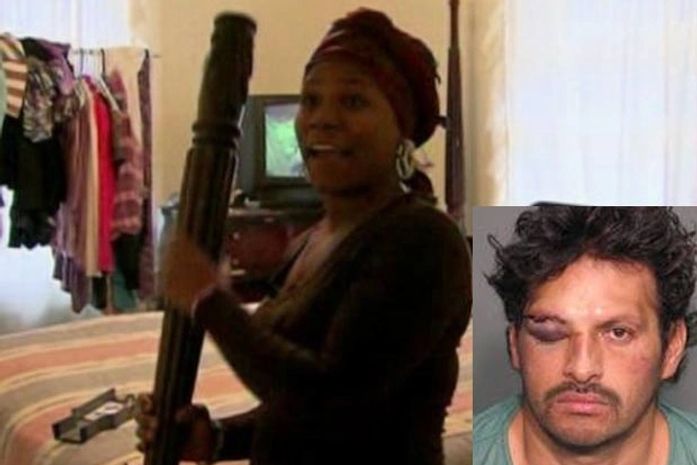 Lucio Miranda tentou roubar casa, mas acabou apanhando da dona.