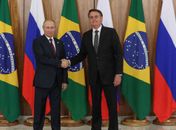 Vladimir Putin e Jair Bolsonaro