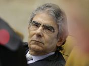 O ministro Ayres Britto no julgamento da Lei da
Ficha Limpa; ele deu o sexto voto favorável à
aplicação da lei