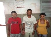 Julio e Erinaldo e Josefa mentora do plano