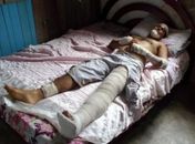 Motorista invade a contramão, atropela pedestre e abandona veículo