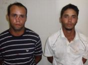 Polícia prende dupla acusada de tentativa de furto a residência