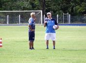 Washington conversa com o técnico Círio Quadros.