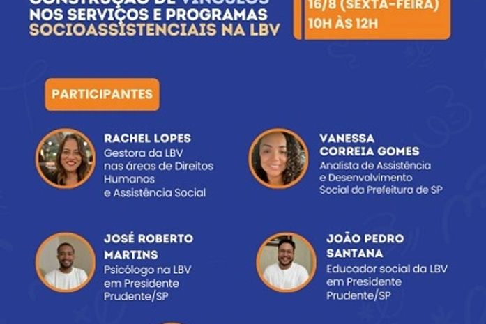 Construção de vínculos em serviços e programas socioassistenciais será tema de MesaCast
