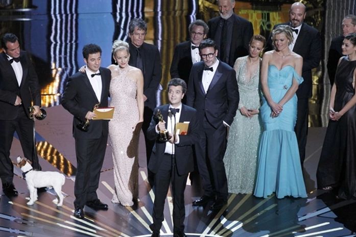 Francês 'O artista' ganha os principais prêmios do Oscar 2012