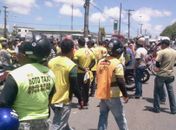 Protesto de mototaxistas 
