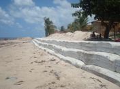 Muro de contenção.