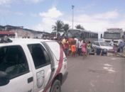 Gerenciamento de Crise da PM negocia liberação da pista