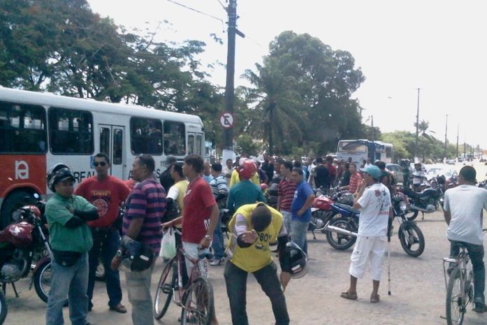 Protesto dos mototaxistas