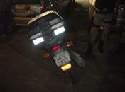 Moto foi abandonada no Centro
