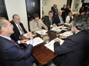 Renan coordena reunião da bancada do PMDB








