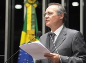 No plenário, Renan anuncia propostas aprovadas pela bancada de seu partido para este ano