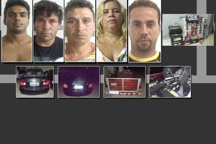 Quadrilha foi presa nesta sexta