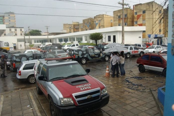 Central de Polícia movimentada