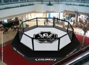 Simulação de octógono no shopping.