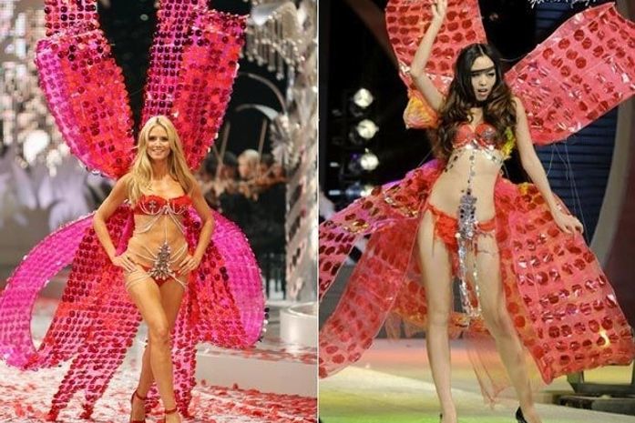 Roupas apresentadas são quase iguais ao da grife de lingerie