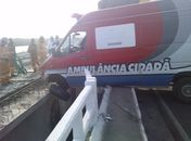 Ambulância retida 