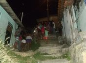 Moradores acompanharam o trabalho do IC 