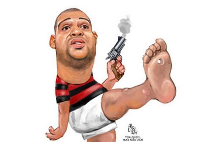 Charge de Adriano.