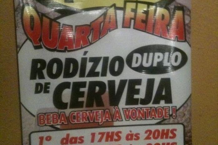 Rodízio de cerveja todos os dias!