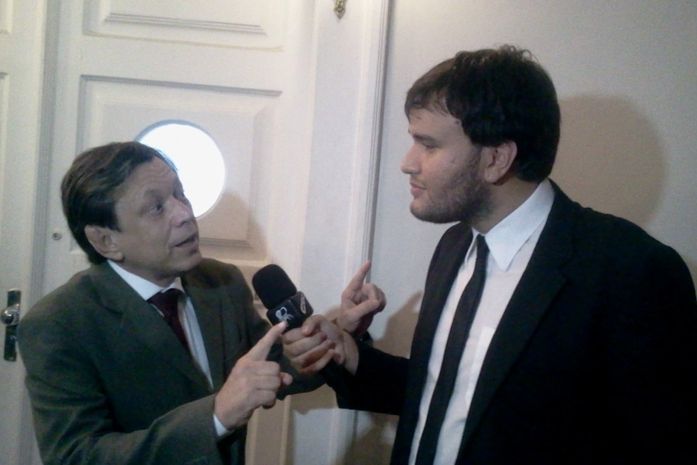 Temóteo Correia é entrevistado pelo CQC