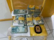 Operação Estágio IV: PF apreende mais de R$ 596 mil em espécie e joias avaliadas em R$ 300 mil