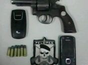 Polícia Militar apreende revólver após abordagem a motociclista