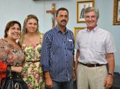 Marlan Ferreira recebe visita de Fernando Collor e Célia Rocha