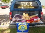 PRF apreende 8kg de pasta base de cocaína e prende dois
