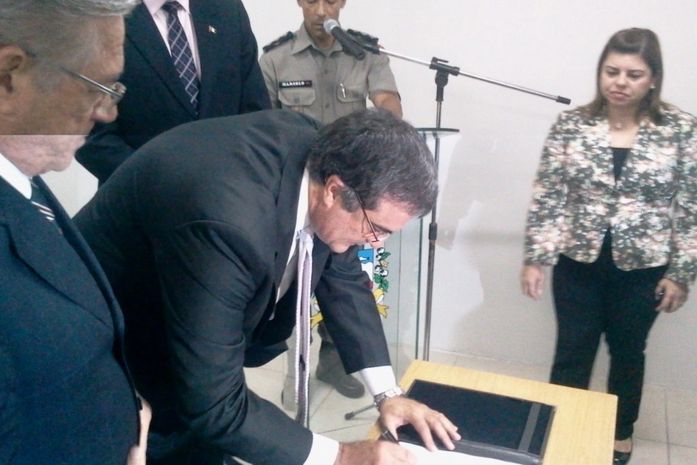 Ministro da Justiça, José Eduardo Cardoso, e governador Teotonio Vilela Filho (PSDB)