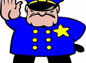 Agredindo a polícia!