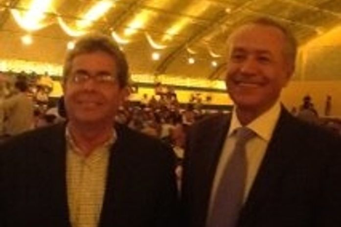 0s médicos Renato Rezende(pai do prefeito empossado Renatinho) e José Wanderley Neto