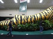 Malásia exibe sapato de 12,7 m de comprimento e 4,5 m de altura