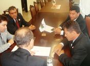 Prefeito e deputado visitam parlamentares em BSB e pedem atenção para o Litoral Norte