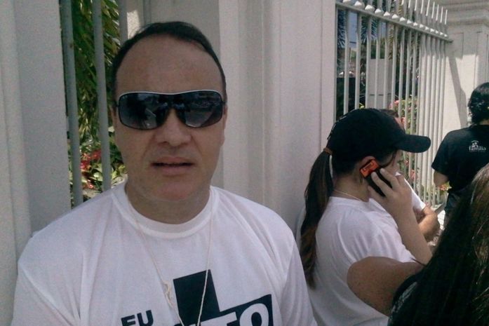 Protesto da Uncisal no Centro da cidade.