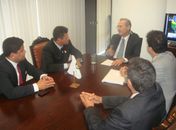 Prefeito Marcos Madeira e Deputado Marquinhos visitam parlamentares em BSB e pedem mais atenção para o Litoral Norte
