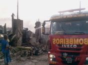 Bombeiros foram ao local