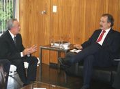 Senador Benedito e o ministro Aloisio Mercadante, da Educação