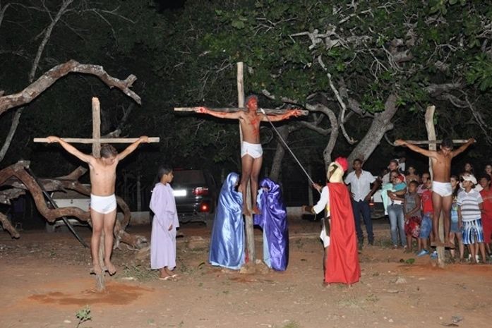 Encenação da Paixão de Cristo em Limoeira