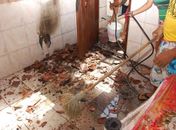 Botijão de gás provoca incêndio que danifica cozinha