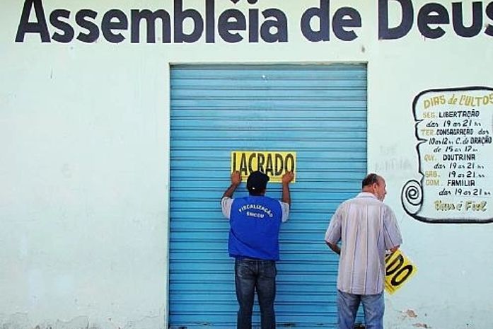 Devido ao barulho, igreja irregular é lacrada no Vergel