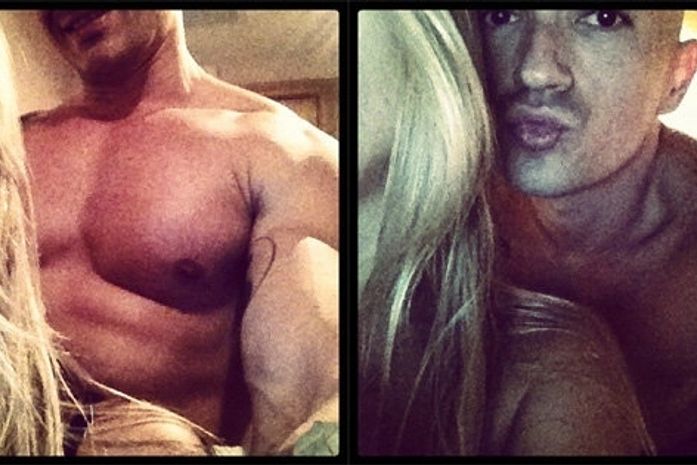 Ex-namorado de Renata divulga fotos seminu com ‘loira misteriosa’