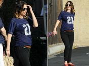 Look casual comprova a gravidez de Drew Barrymore
