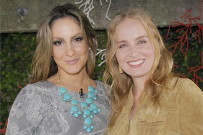Angélica diz a Claudia Leitte que não curte gravidez: 'Gosto do bebê no colo'
