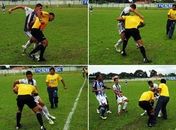 No Amazonense, jogador é expulso e agride o árbitro e repórteres locais