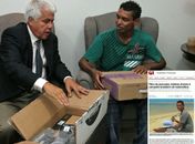 Governo de AL entrega computador a Indiana Jhones