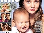 Miranda Kerr posa ao lado do filho para capa de revista