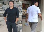Zeca Camargo é clicado mais gordinho dez meses após dieta na TV